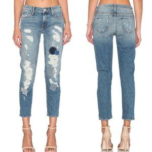 NWT Mother "The Dropout" cropped boyfriend jean